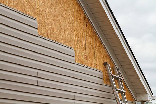 Professional Emergency Siding Repair technician working in Pittsboro, NC